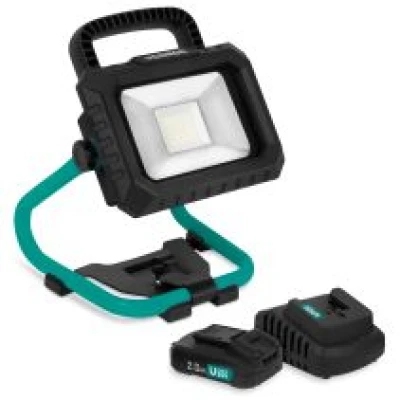 Cordless LED Work Light 20V - 1800 lumen | Incl. 2x 2.0Ah batteries and quick charger