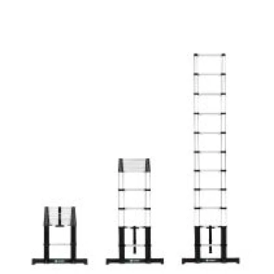 Telescopic ladder 3.2m with soft close and anti-slip feet 