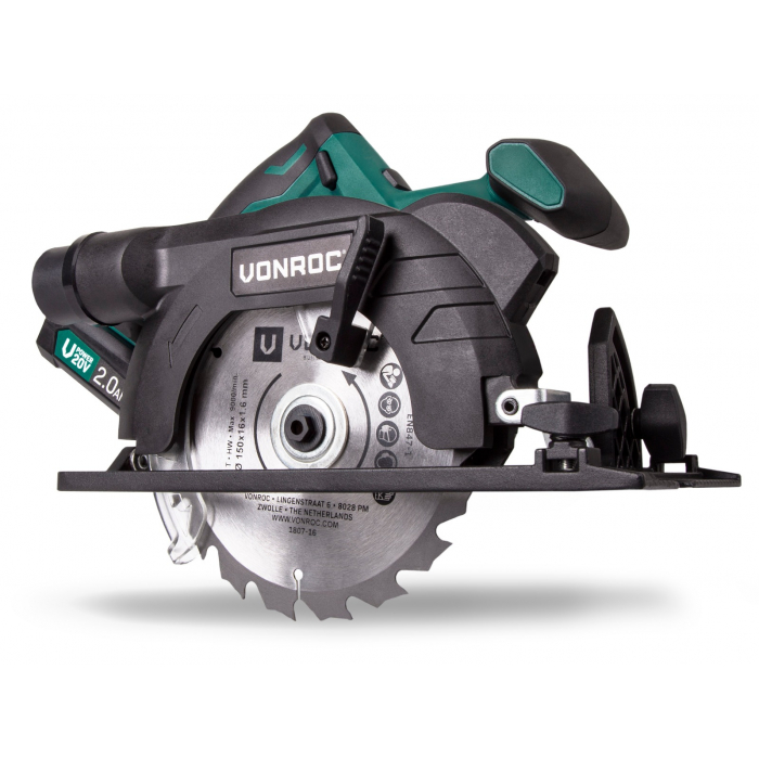 Kotoučová pila 20V - 2,0Ah | Včetně akumulátoru a nabíječky