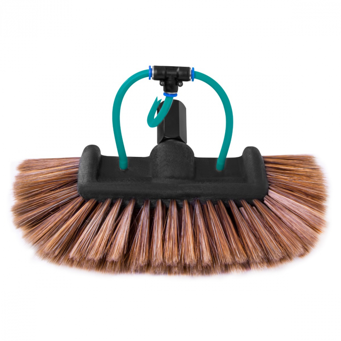 Telescopic wash brush – 6,50m | Incl. multi-purpose brush, 2-in-1 window cleaner, hose and soap dispenser