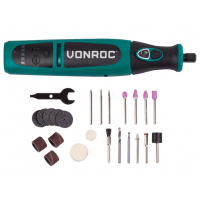 Rotační multifunkční nářadí 8V | Včetně 24dílné sady příslušenství, nabíječky a brašny na nářadí