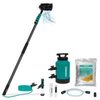 PRO 3K Full Carbon Telescopic Wash Brush 7,50m and DI Water Filter | Complete Set 