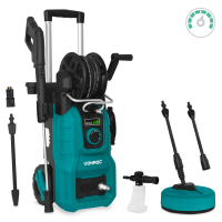 Pressure Washer V24-3 - 2400W – 180 bar – pressure regulator | Incl. patio cleaner, foam sprayer and accessories