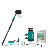 Aluminium Telescopic Wash Brush 4,60m and DI Water Filter | Complete Set