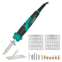 Vypalovací pero do dřeva - Páječka - 30W | Včetně 16ks příslušenství