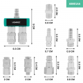 Air Coupling Set | 16-pcs