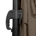 Cantilever parasol Pisogne 300x300cm – Premium parasol - Taupe | Incl. fillable parasol tiles