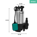 Submersible pump 850W – 14000 l/h – Stainless steel | Dirty and clean water