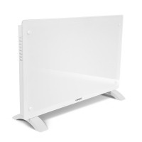 Luxusní elektrické topení - Konvektor - Skleněný panel - 2000W - Bílý | WIFI