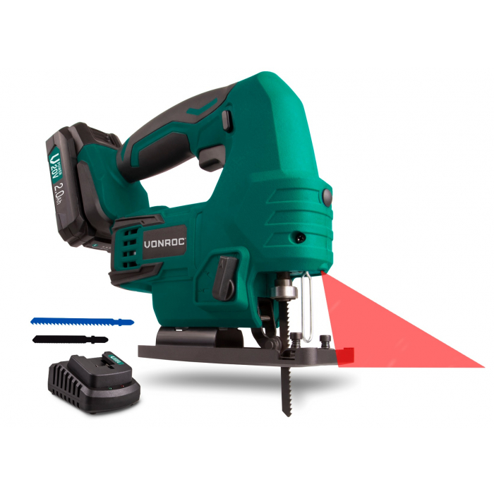 Přímočará pila 20V - 2,0Ah | Včetně akumulátoru a rychlonabíječky main product photo