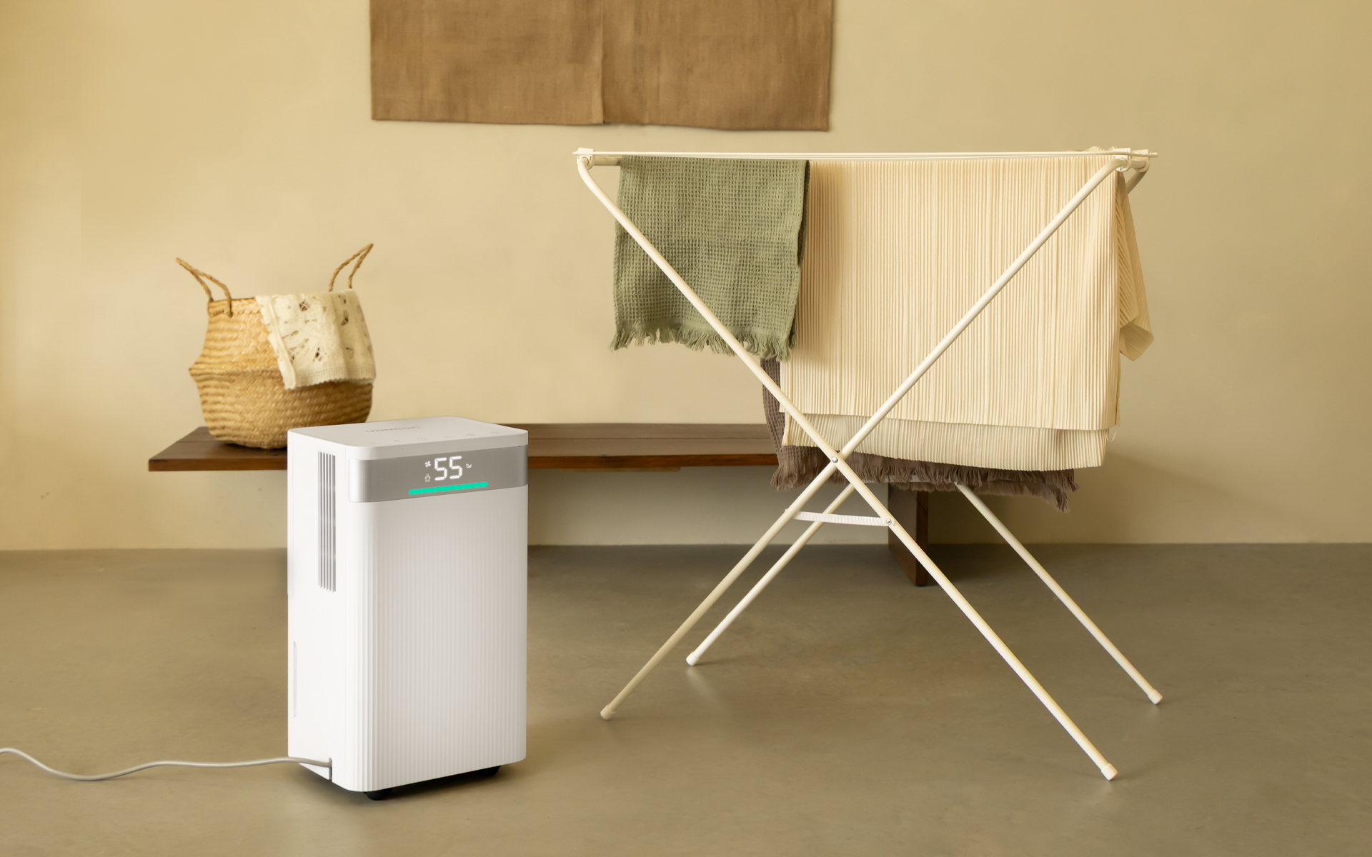 Extra rychlé sušení prádla s odvlhčovačem vzduchu vonroc